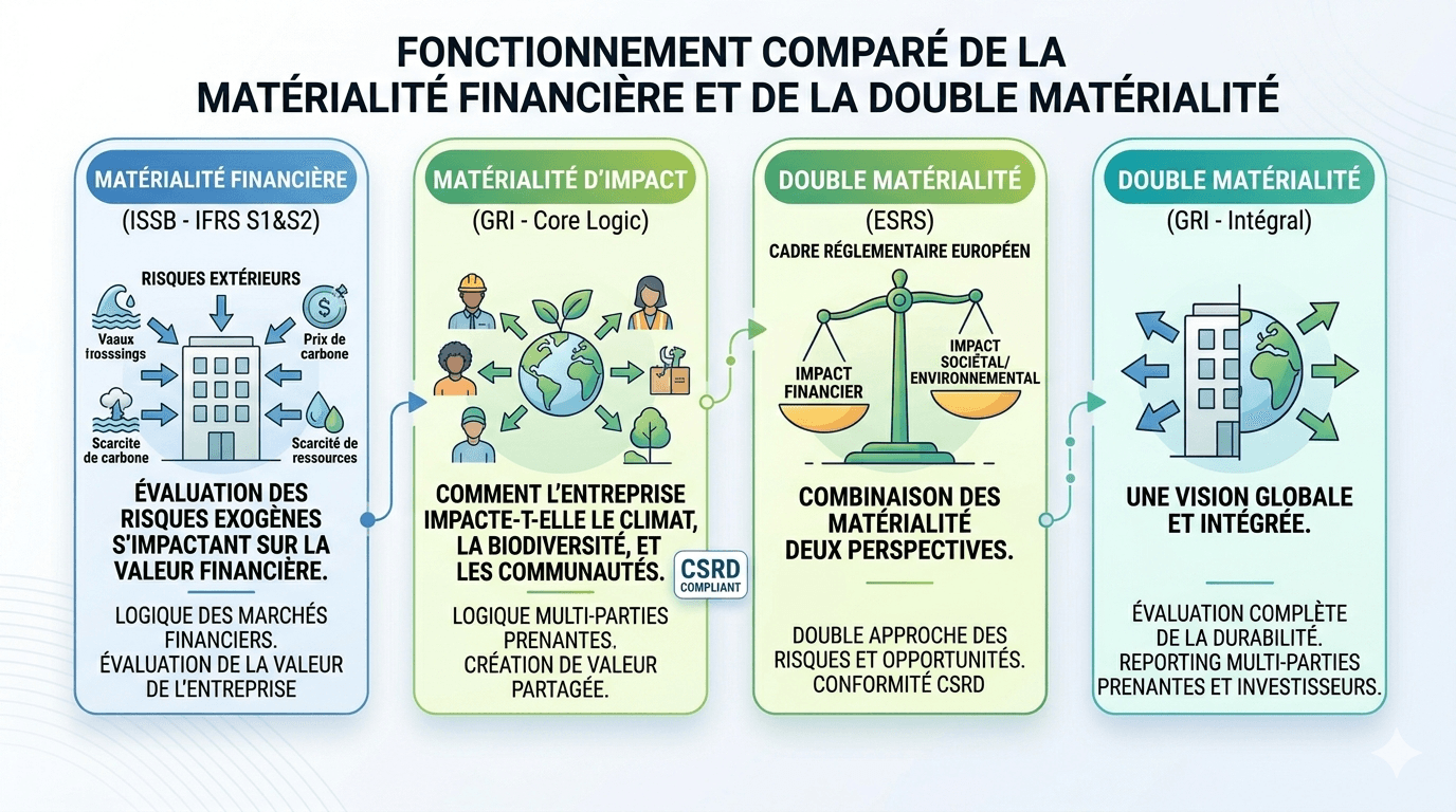 Matérialité financière et double matérialité 